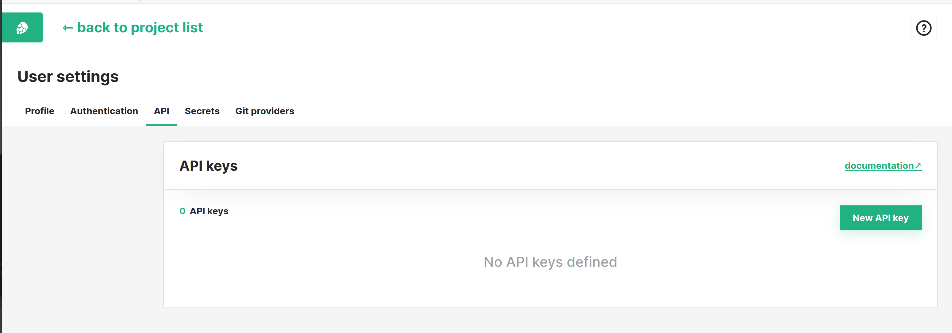 API Keys