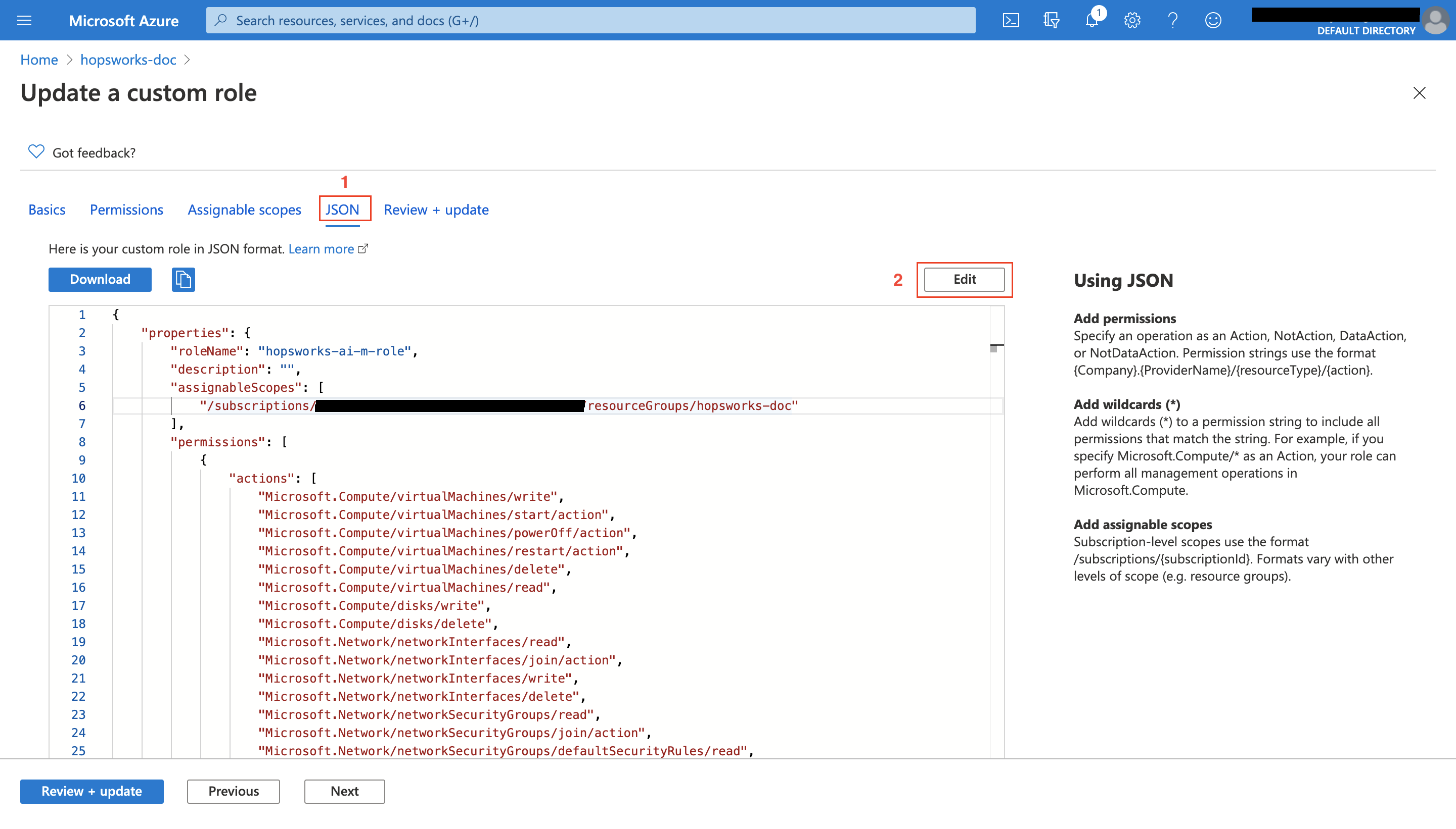 Edit your connected role to managed.hopsworks.ai 2