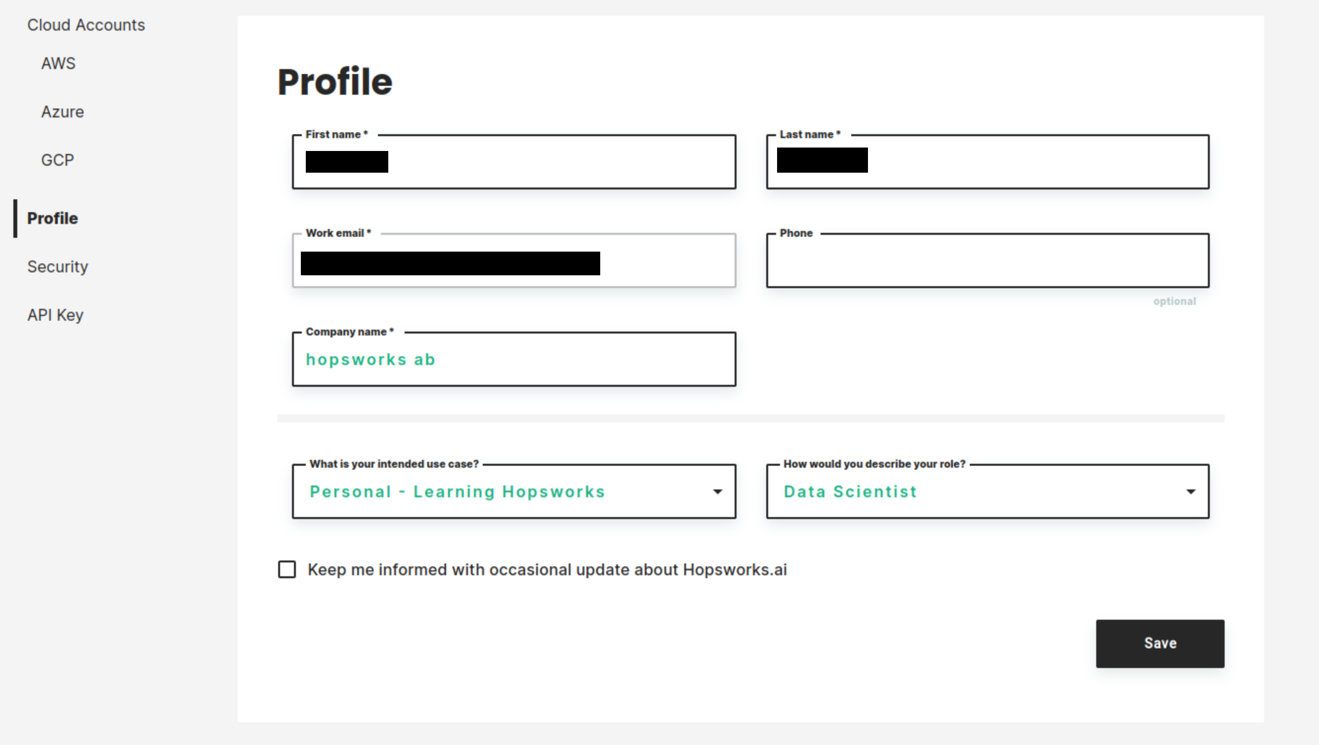 Profile management