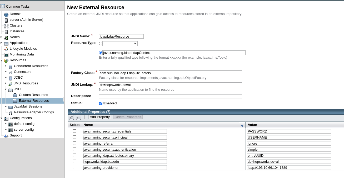 LDAP Resource