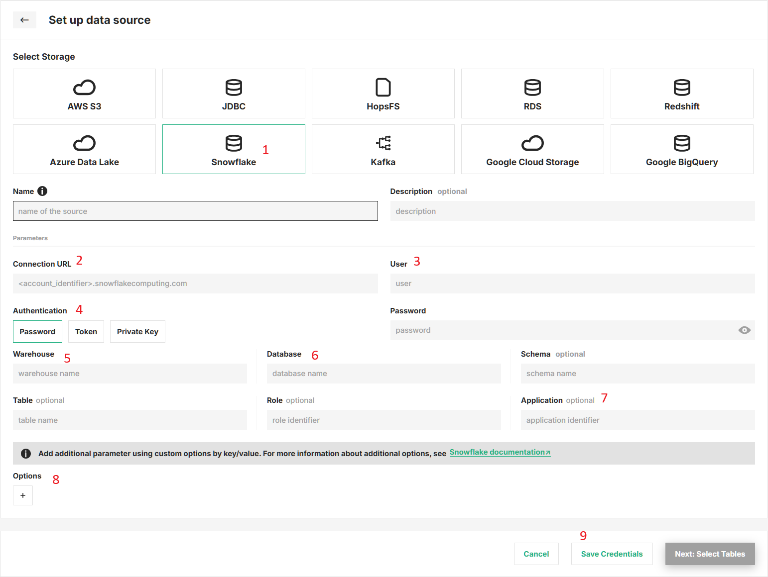 Snowflake Connector Creation