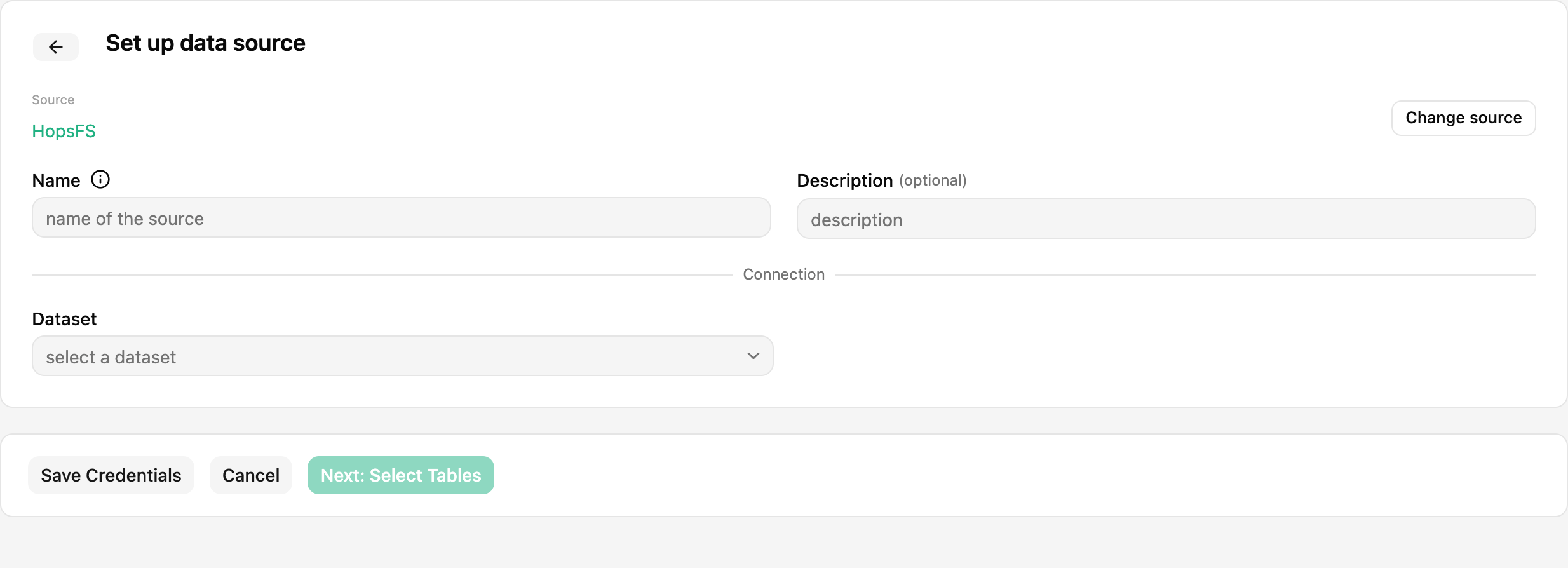 HopsFS Connector Creation