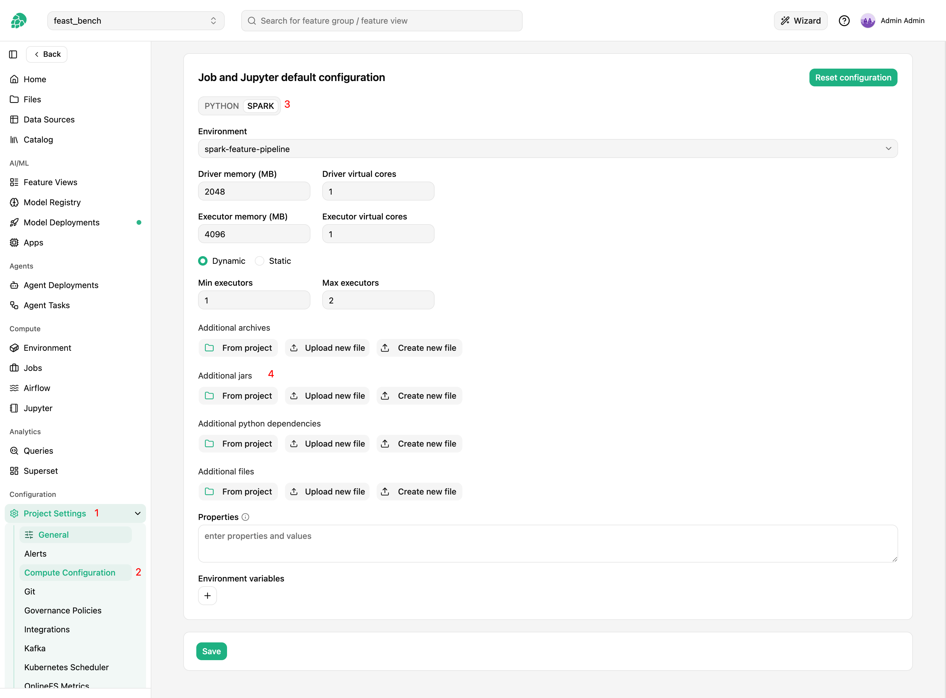 Redshift Driver Job and Jupyter Configuration