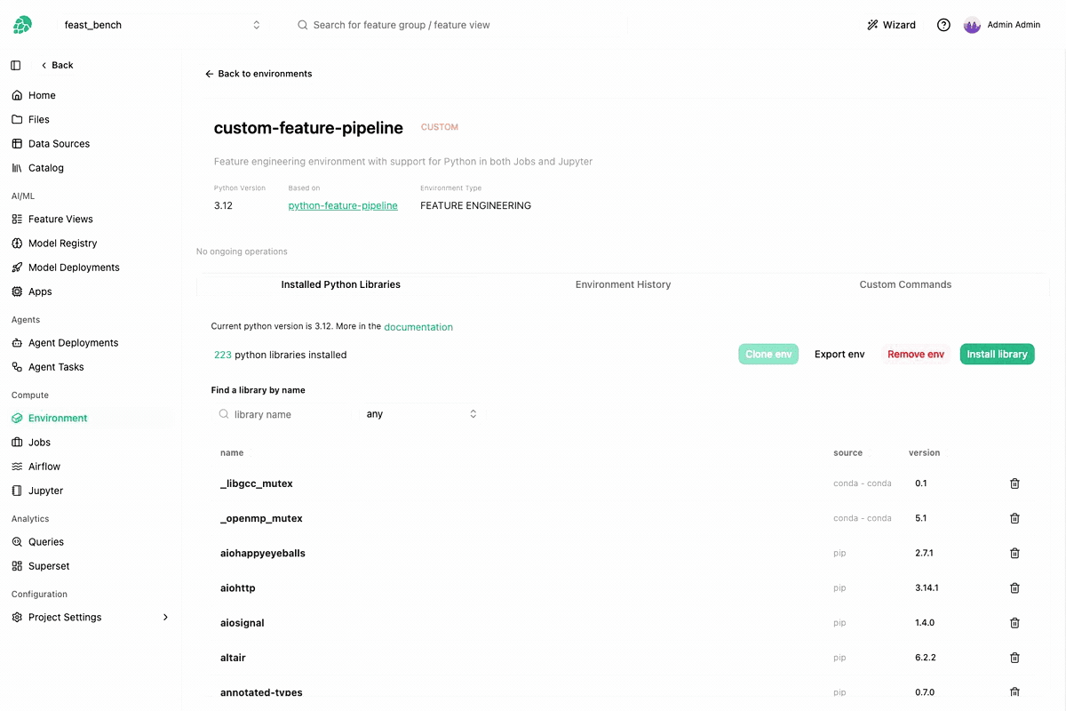 Installing library from git repo