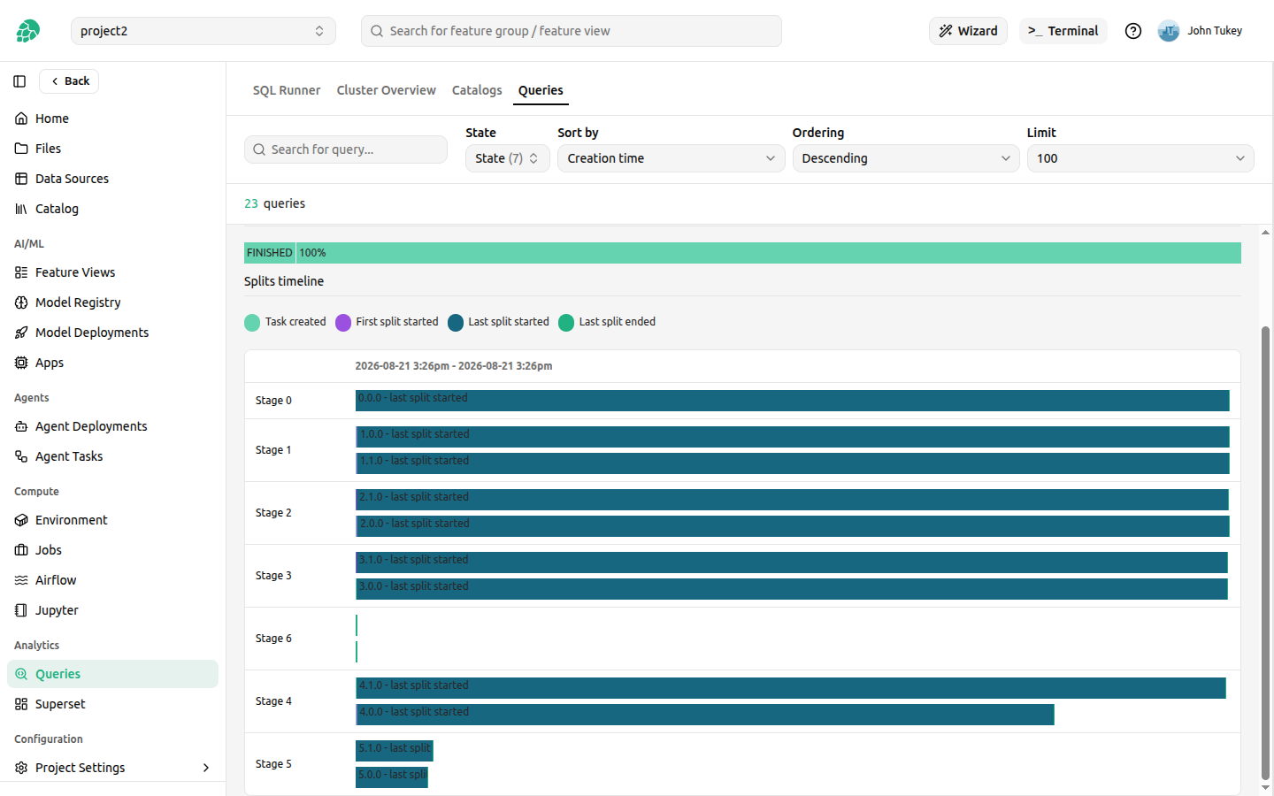 Query details split