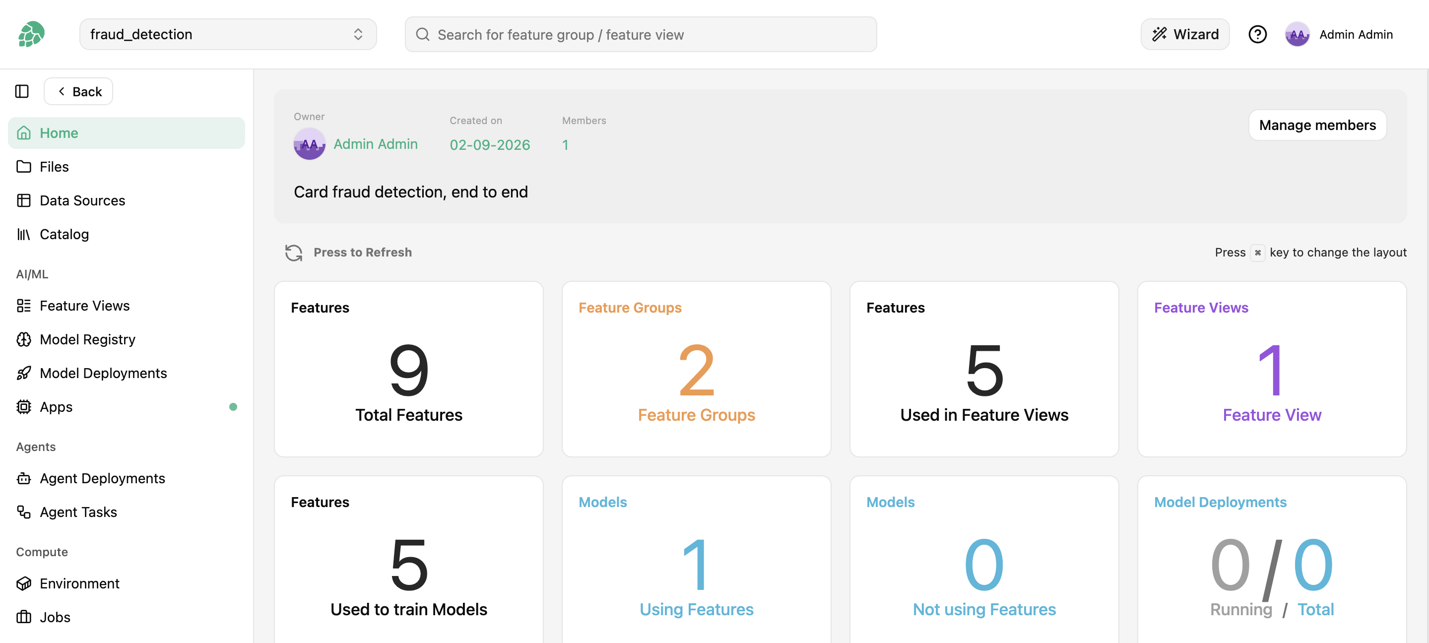 landing page