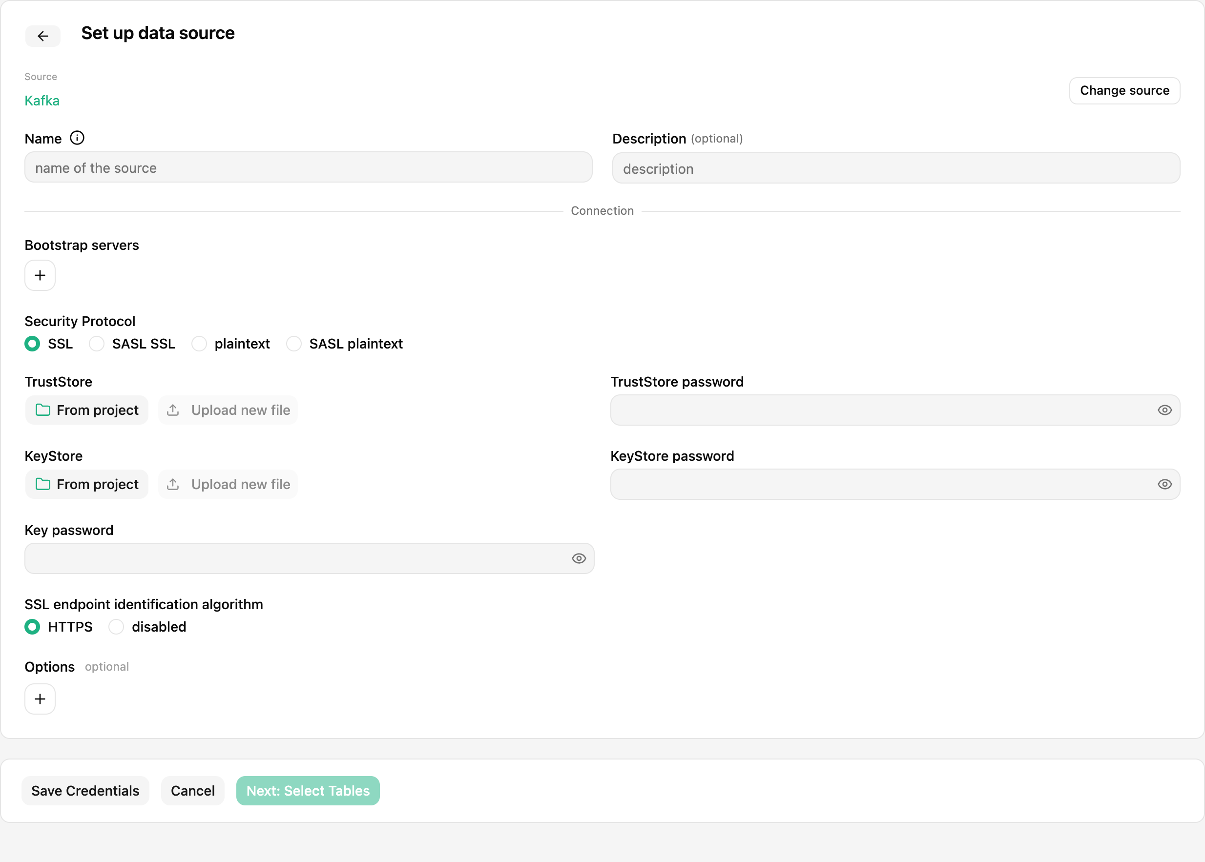 Kafka Connector Creation