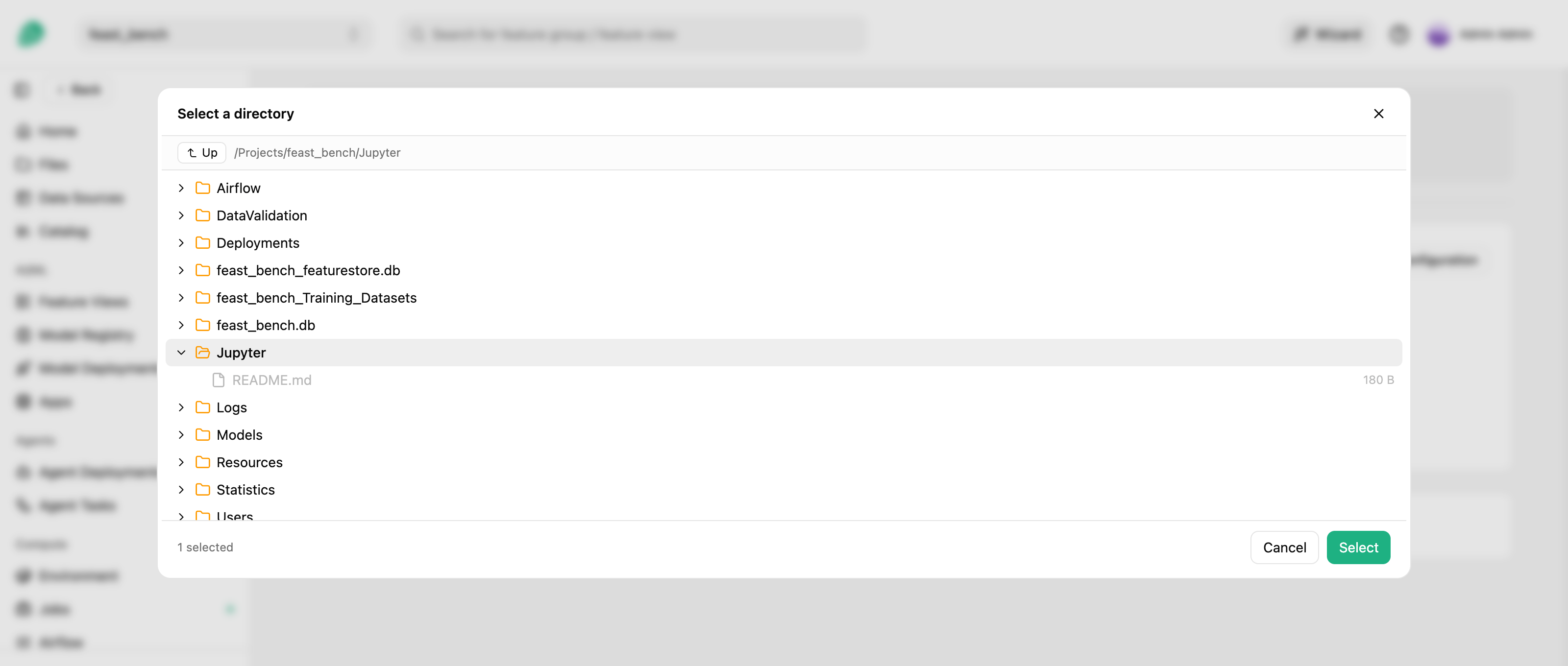 Configure root folder