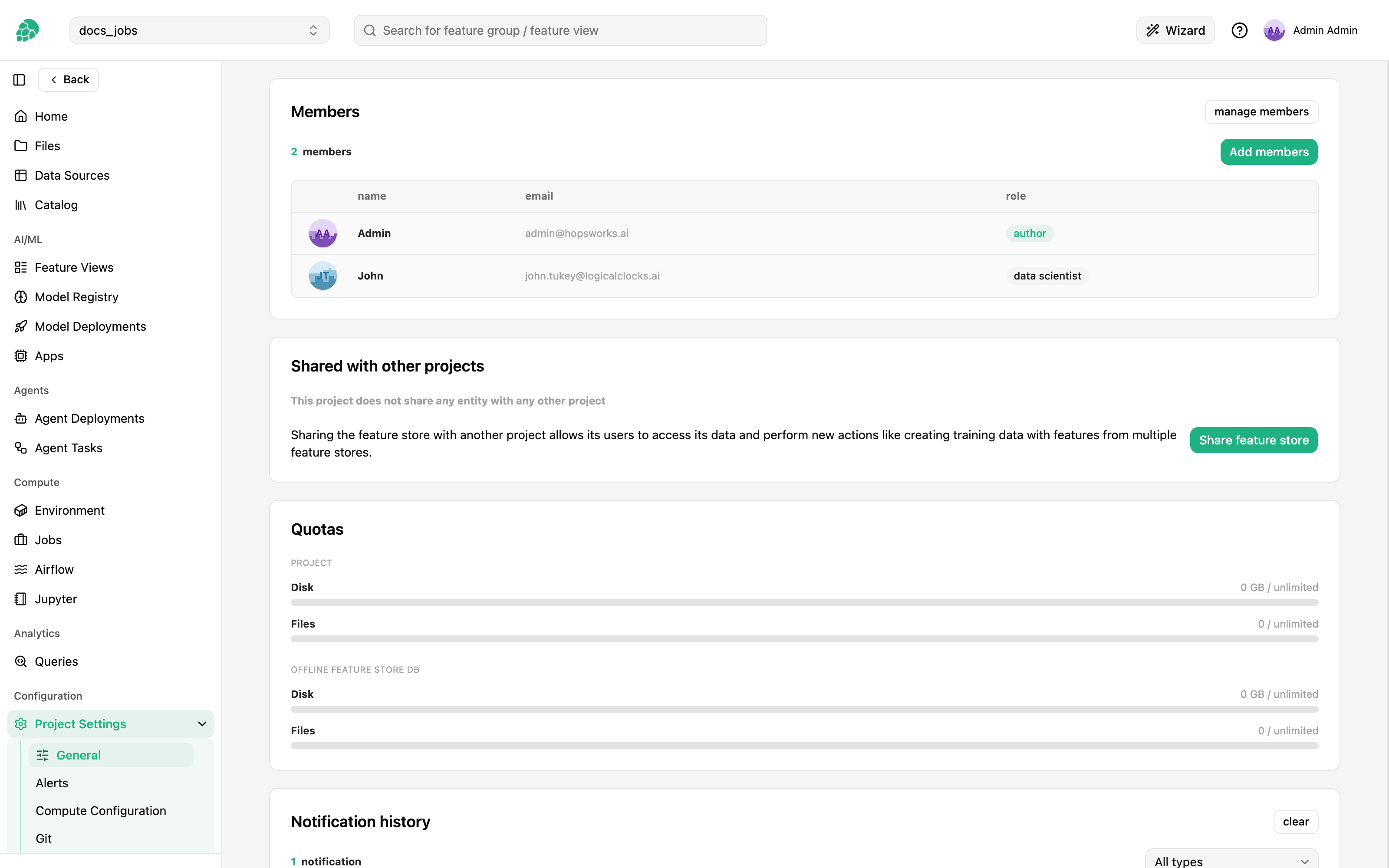 Member added to project
