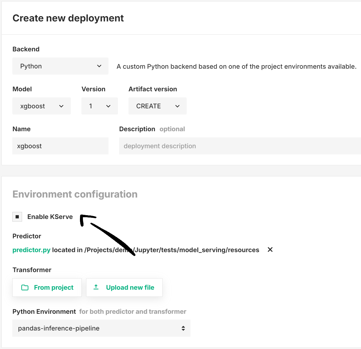 KServe in advanced deployment form