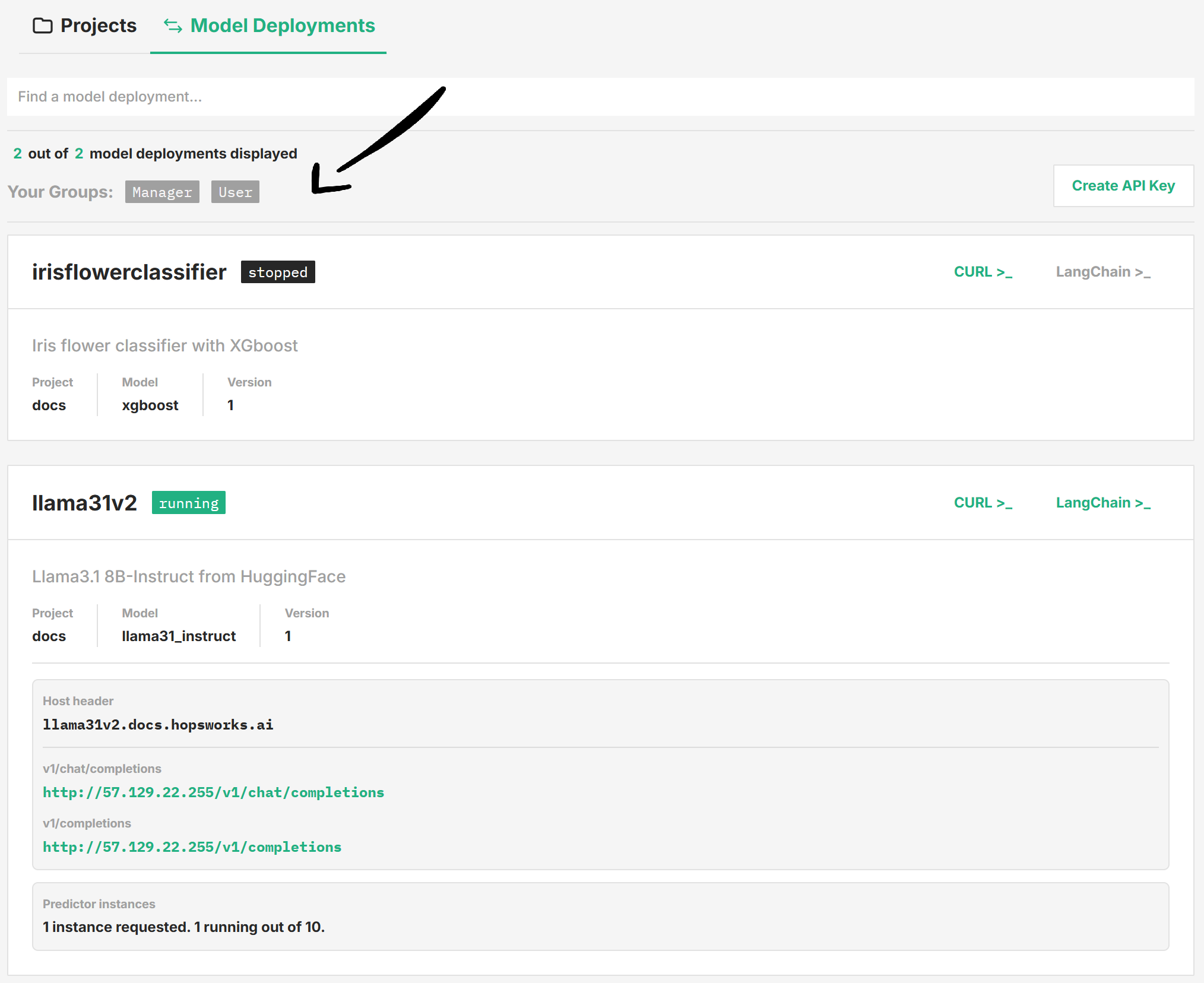 External user groups