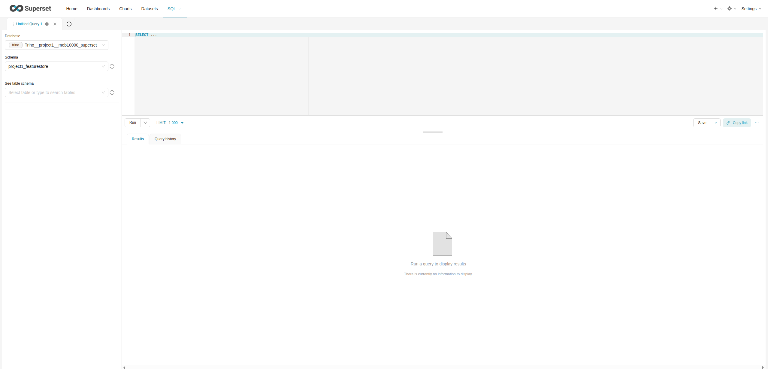 SQL Lab interface
