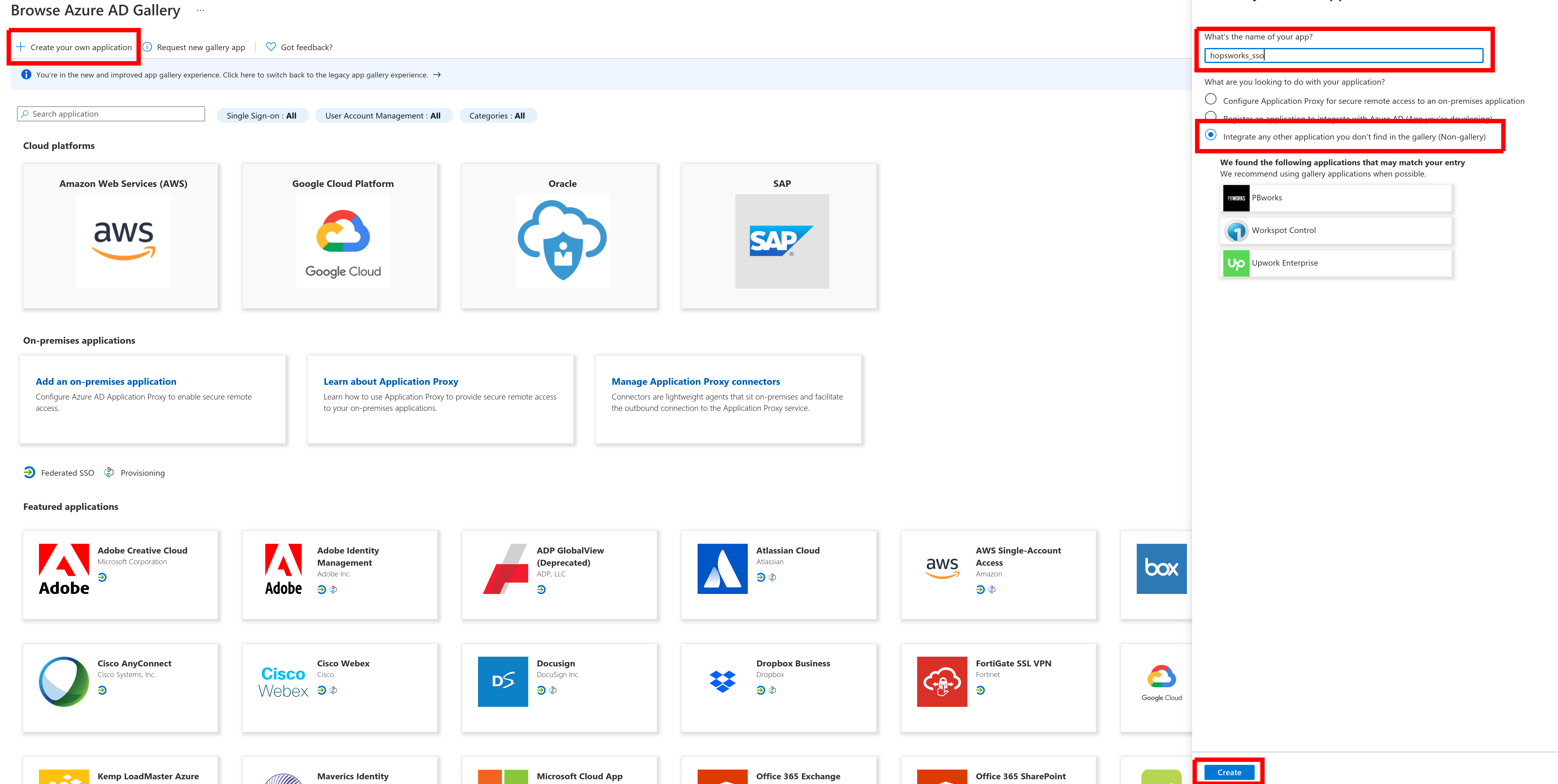 Create your own application