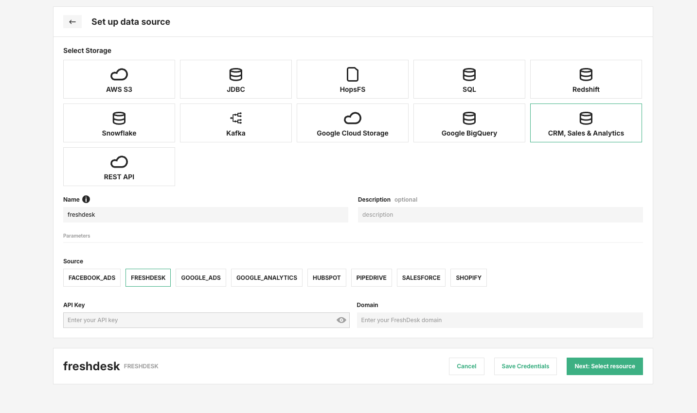 Freshdesk Data Source